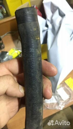 Патрубок печки мерседес w202