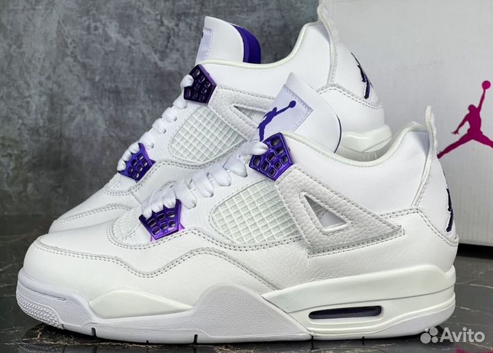 Кроссовки Nike Air Jordan 4 Retro Purple Metallic