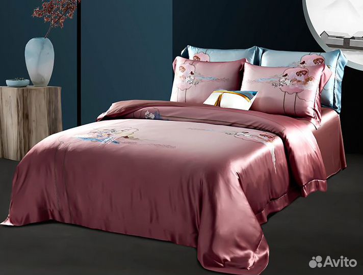 Комплект постельного белья шёлковый, 25 мм