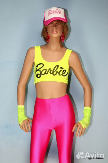 Костюм 90-х Barbie-girl Аэробика Винтажный образ