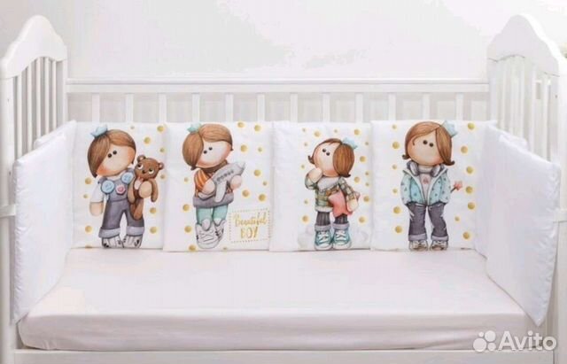 Бортики в детскую кроватку