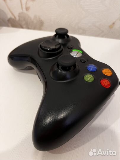 Геймпад xbox 360 чёрный оригинал
