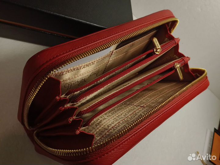 Кошелёк клатч Италия кожа нишевый