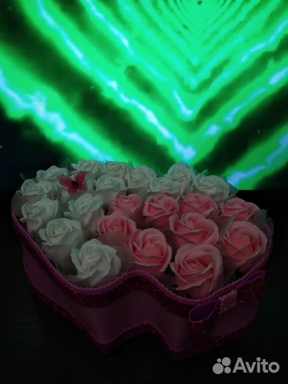 Букет из мыльных роз