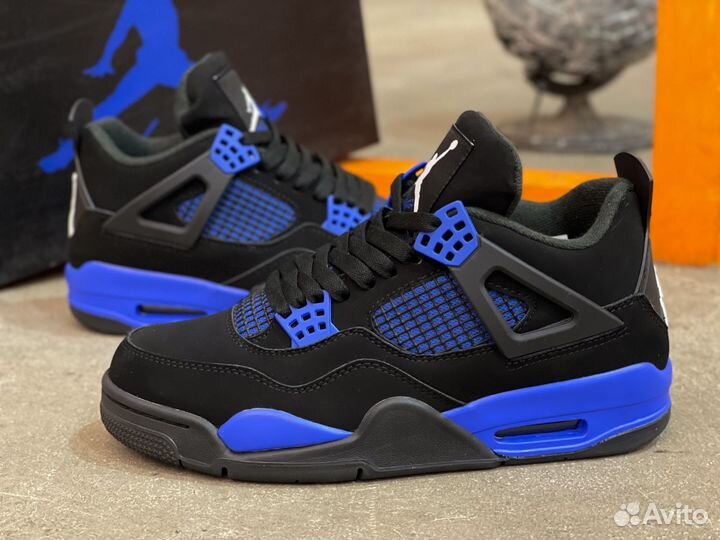 Nike Air Jordan 4 Retro Black Game Royal