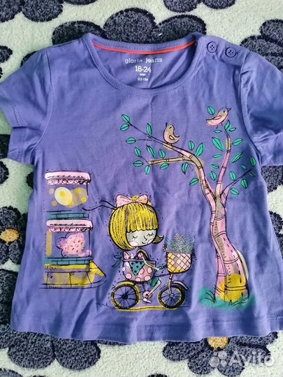 Футболка для девочки 92 см