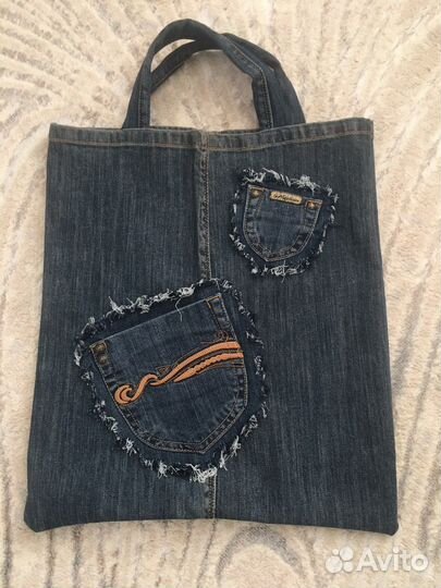 Джинсовая сумка