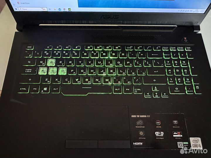Ноутбук игровой Asus TUF GTX1650Ti