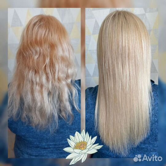 Кератиновое выпрямление волос