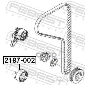 Ролик натяжной (ford focus II 2004-2008) febest