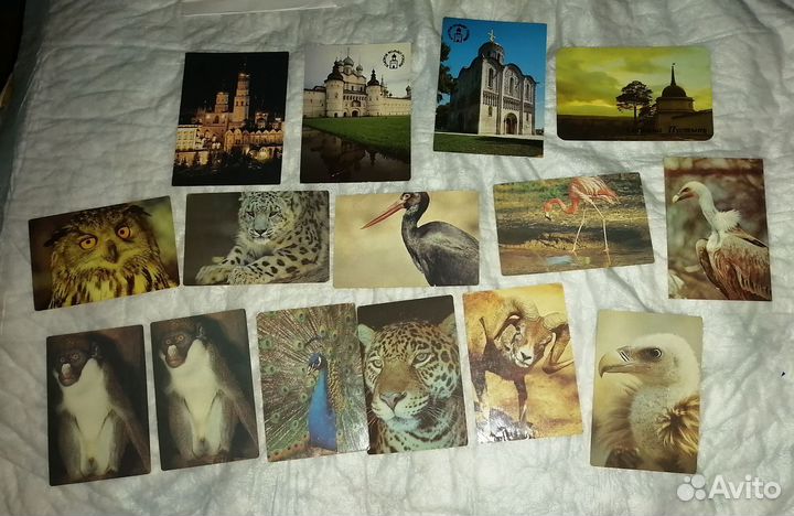 Календарики и открытки СССР