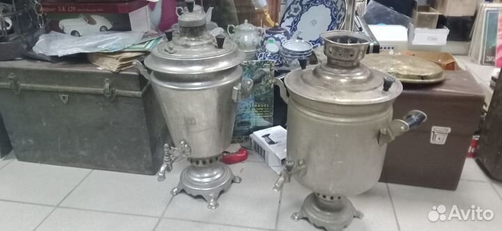 Самовары на дровах шишках СССР