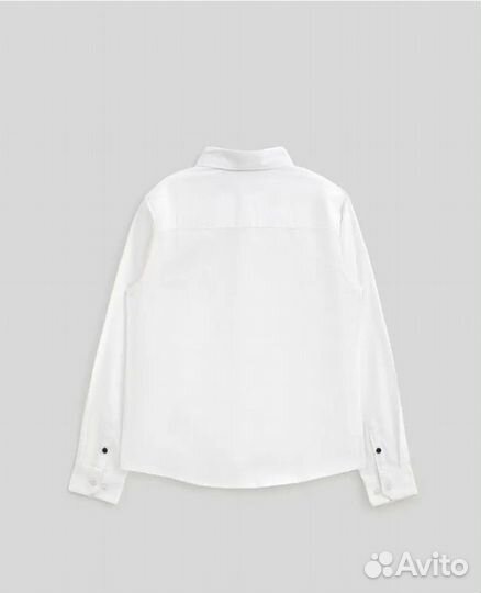 Рубашка для мальчика 116 белая