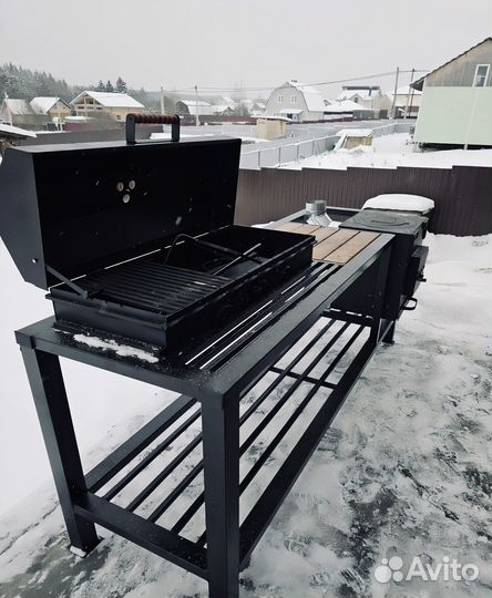 Мангал с крышей