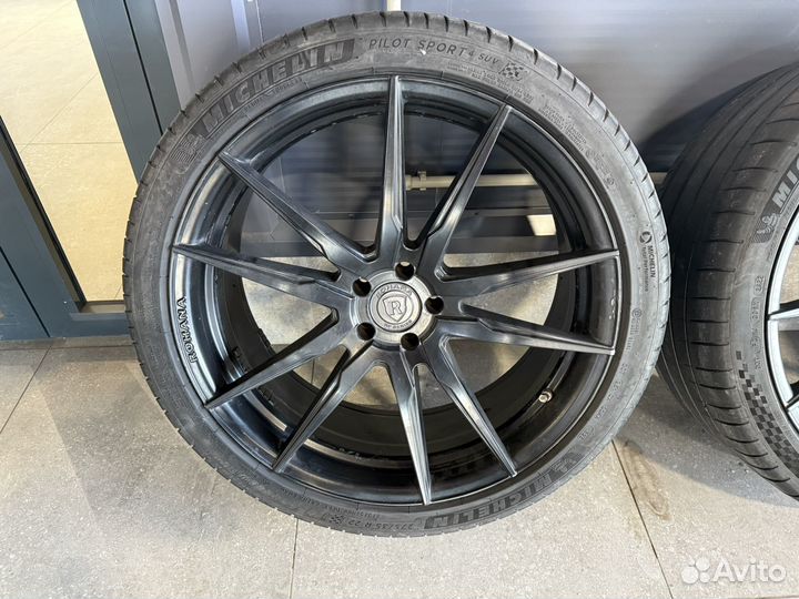 Резина летняя r22 с дисками rohana для bmw x6 g06