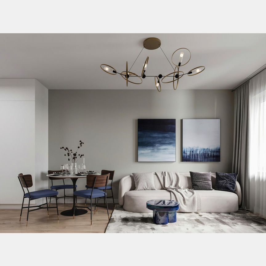 1-к. апартаменты, 39,8 м², 18/23 эт.