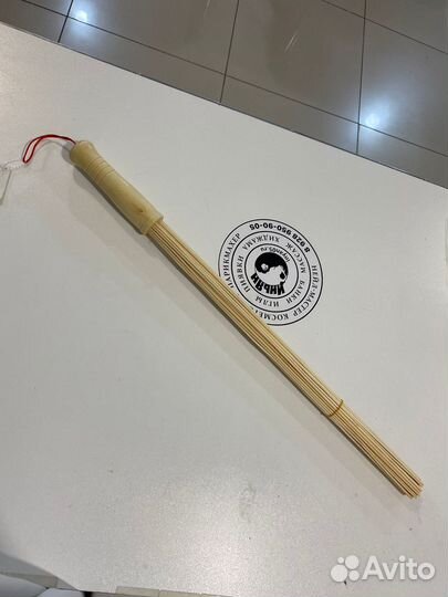 Веники бамбуковые для бани и массажа