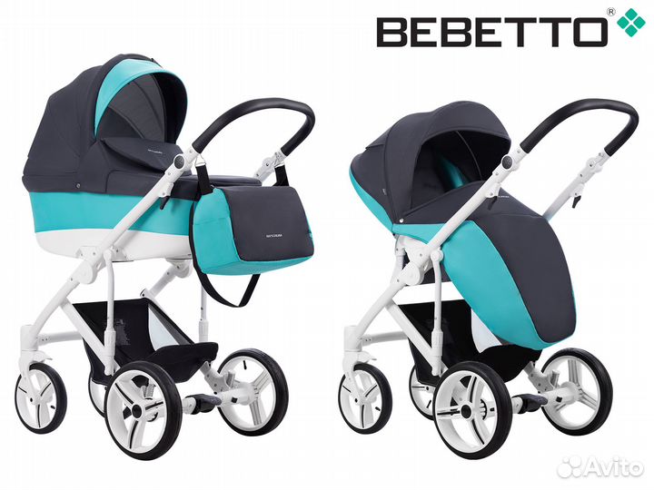 Детская коляска 2 в 1 Bebetto Magnum 383 BIA