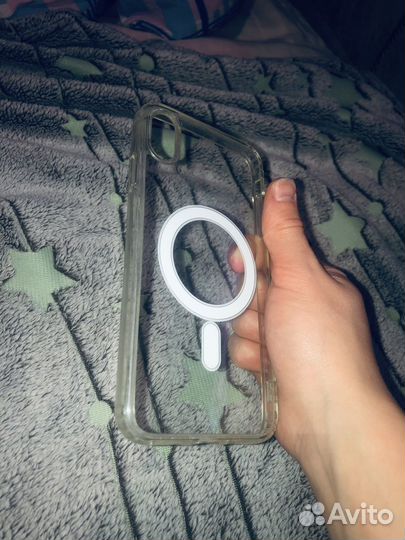 Прозрачный чехол для iPhone XS MAX magsafe