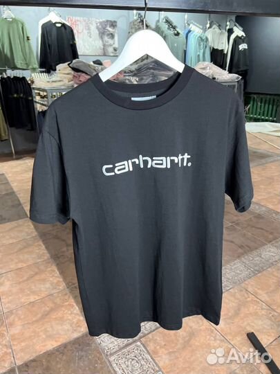 Футболка Carhartt (Белая и черная)