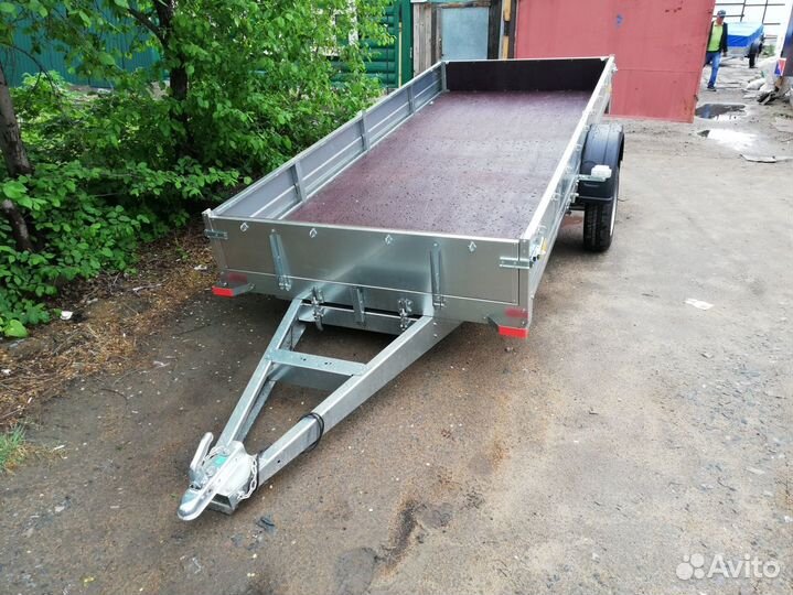 Прицеп легковой для снегохода сст-09 350х150 тент