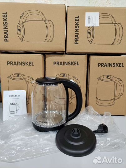 Электрический чайник стеклянный Новый с подсветкой