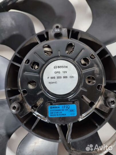 Вентилятор радиатора левый Chevrolet Captiva c140