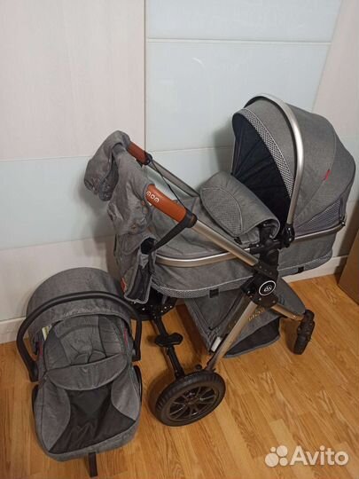 Коляска 3 в 1 luxmom V9