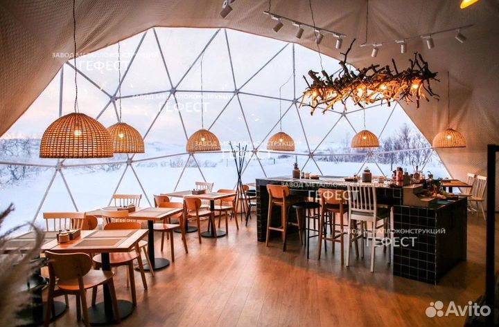 Глэмпинг, всесезонный шатер