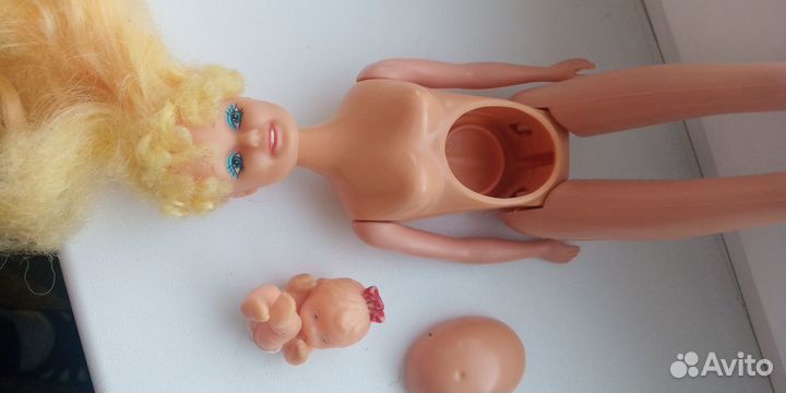 Кукла Барби беременная 90 годов