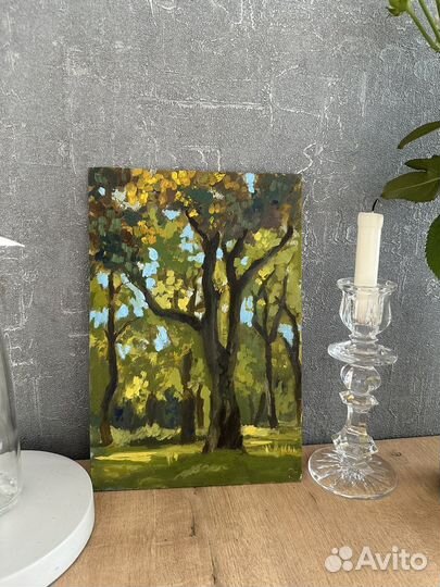 Картина маслом на холсте пейзаж