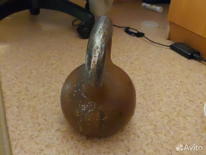 Гиря 16 кг Олдскульная