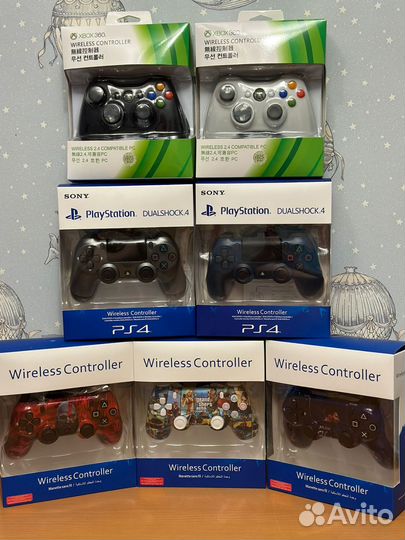 Беспроводные геймпады Playstation 3 PS4 пк