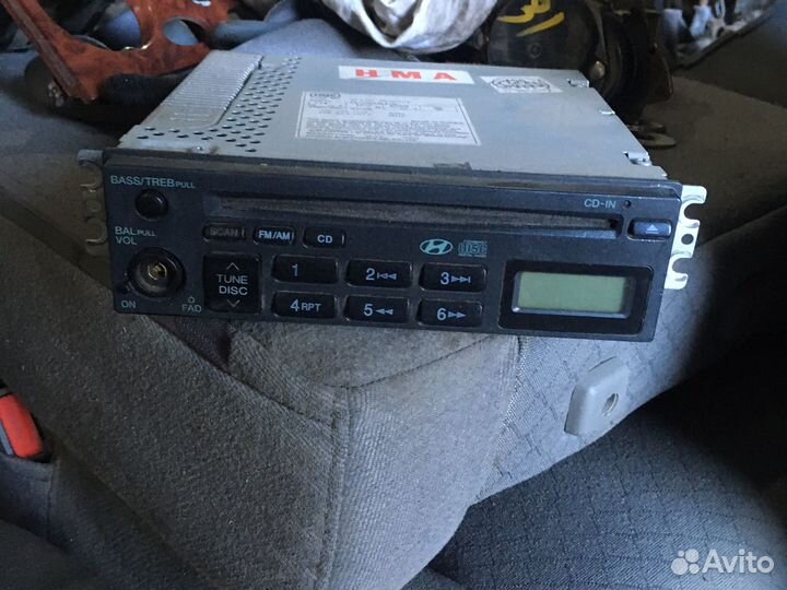 Штатная магнитола Hyundai Santa Fe 1