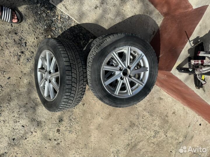 Литые диски r14 на ваз с зимней резиной