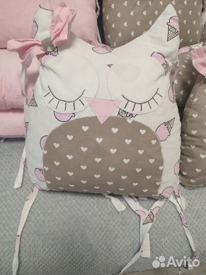 Бортики в детскую кроватку бу