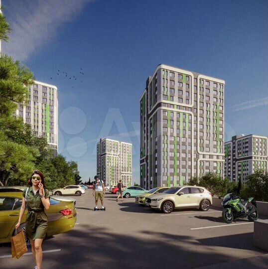 2-к. квартира, 74,5 м², 7/16 эт.