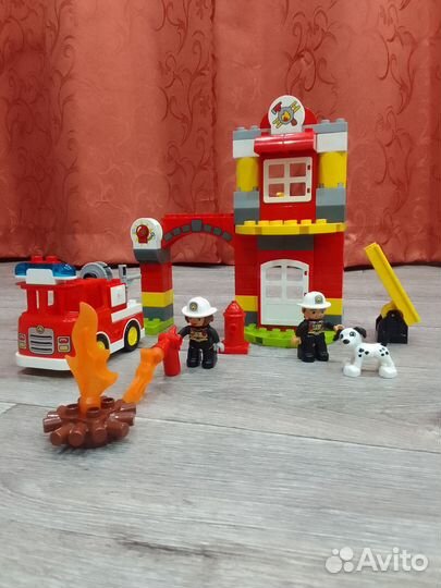 Lego duplo пожарная станция