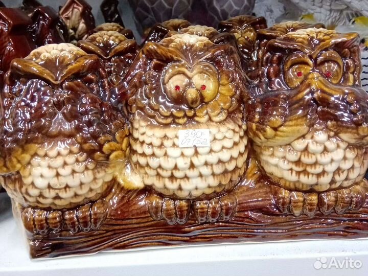 Копилка совы (не вижу-не слышу-не скажу)