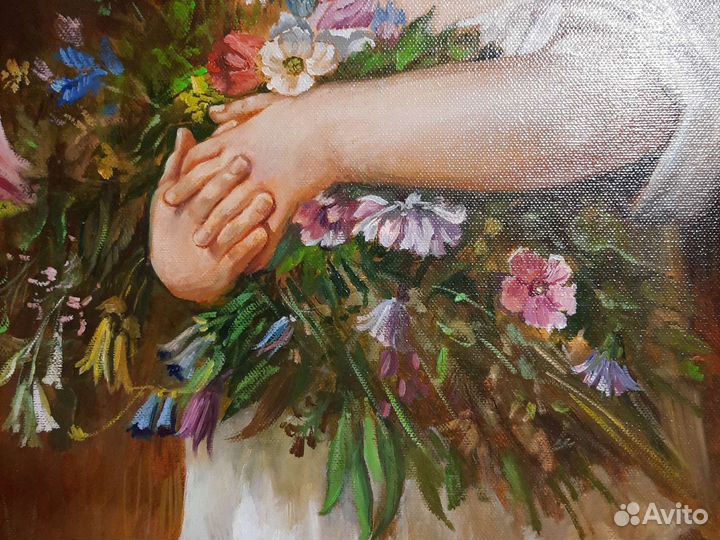 Картина маслом на холсте большая