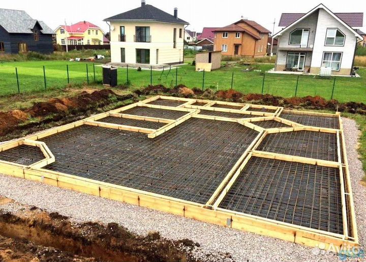 Бетонные работы,фундамент,монолит