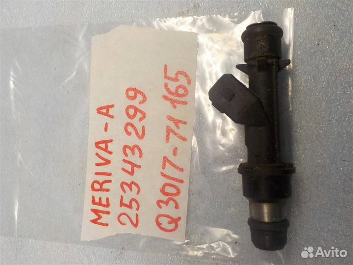 Форсунка инжекторная электрическая Opel Meriva A