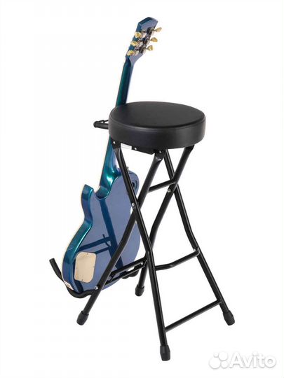 Стул гитариста, со стойкой для гитары, Foix(Новый)
