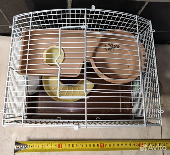 Клетка металлическая для грызунов 27x20x26 см