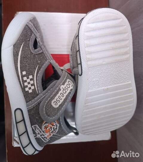 Сандали текстильные 23 р-р