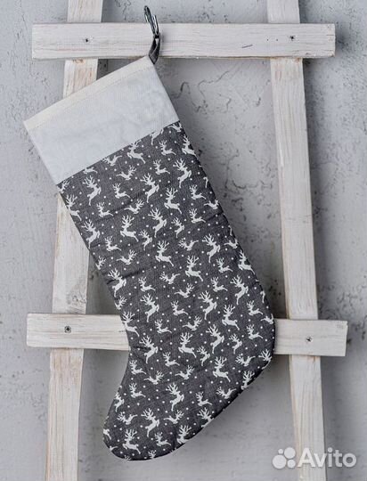 Носок для подарков новогодний, новый