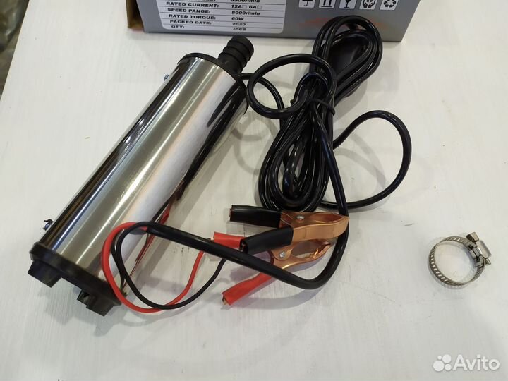 Насос для перекачки жидкостей (погружной) 12-24V