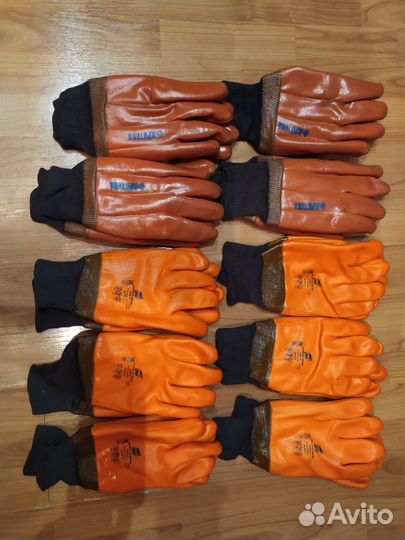 Перчатки прорезиненные утепленные Артика