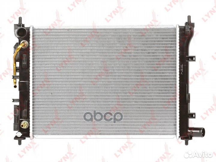 Радиатор охлаждения паяный AT hyundai Solaris I