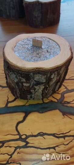 Свеча в дереве